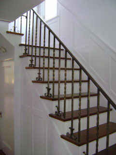 stairwell painted super white