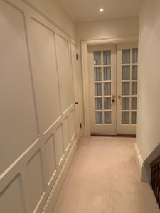 trim and walls painted in farrow and ball modern emulsion