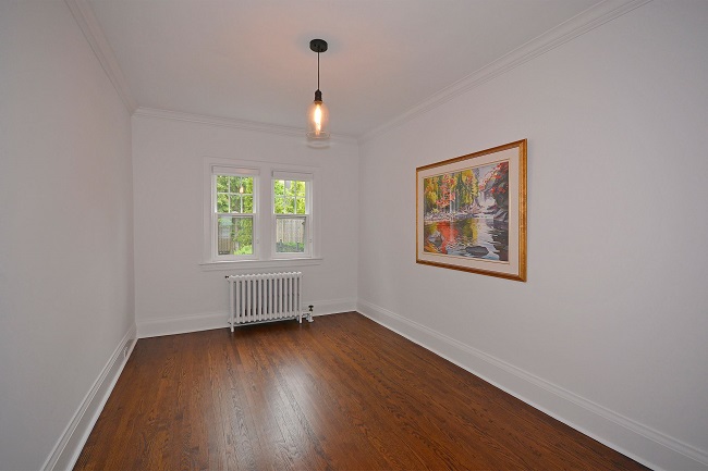 Painting a room all white